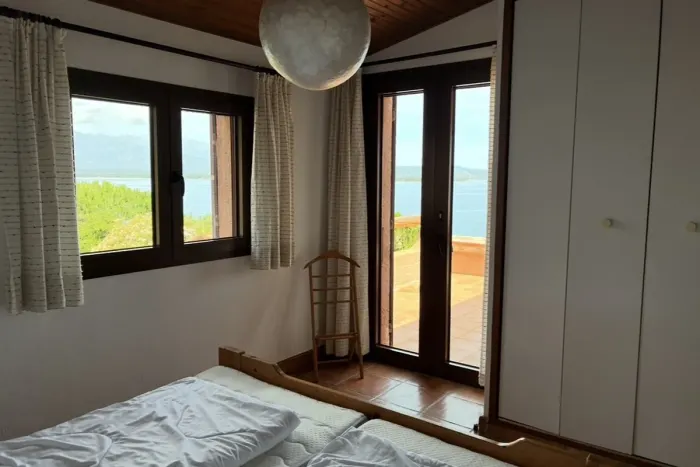 Schlafzimmer mit Meerblick